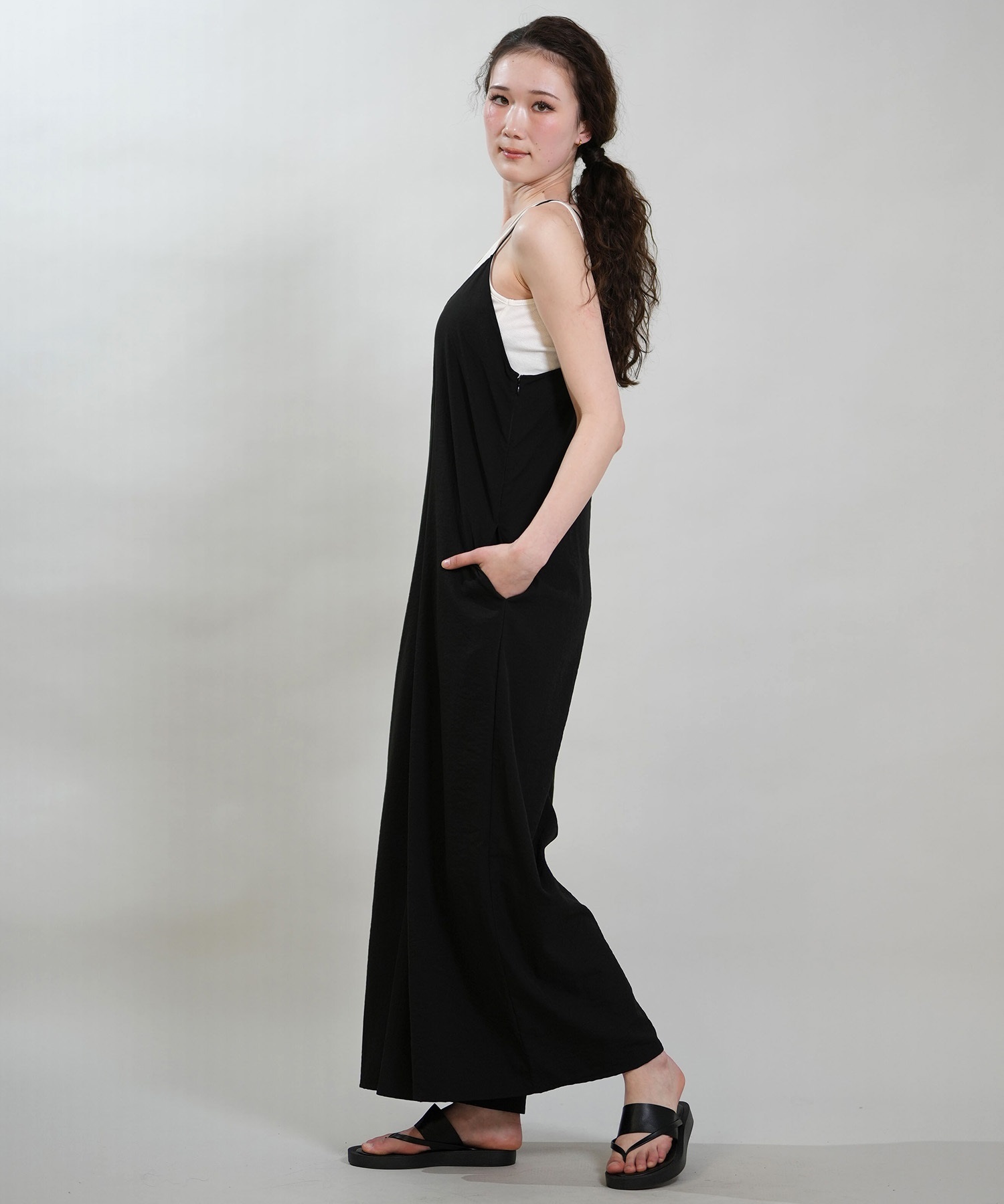 RIKKA FEMME リッカファム サロペット レディース キャミソール 吸水速