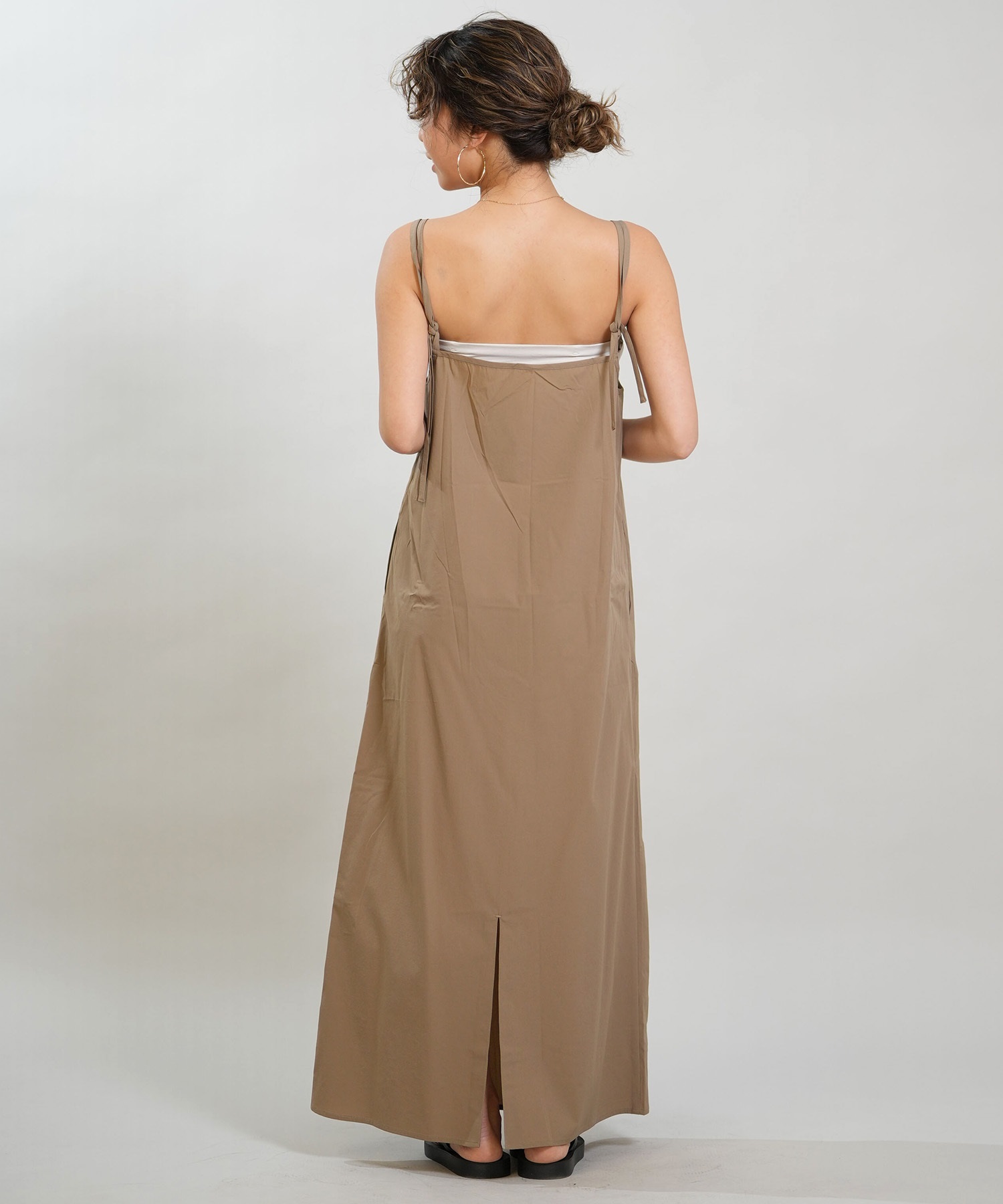 RIKKA FEMME リッカファム ワンピース レディース キャミワンピ マキシ丈 RF6S-1404(BLK-FREE)