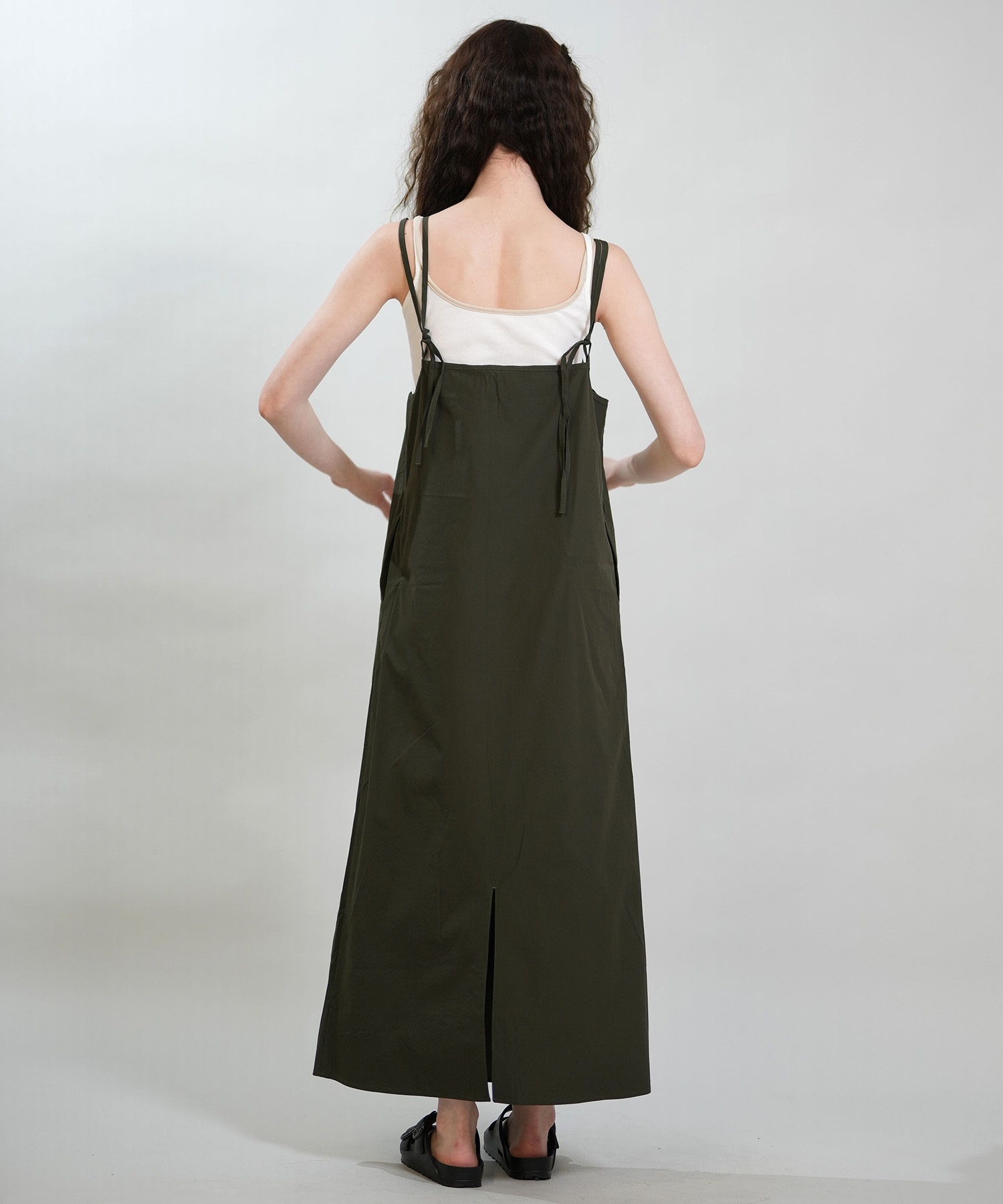 RIKKA FEMME リッカファム ワンピース レディース キャミワンピ マキシ丈 RF6S-1404(BLK-FREE)