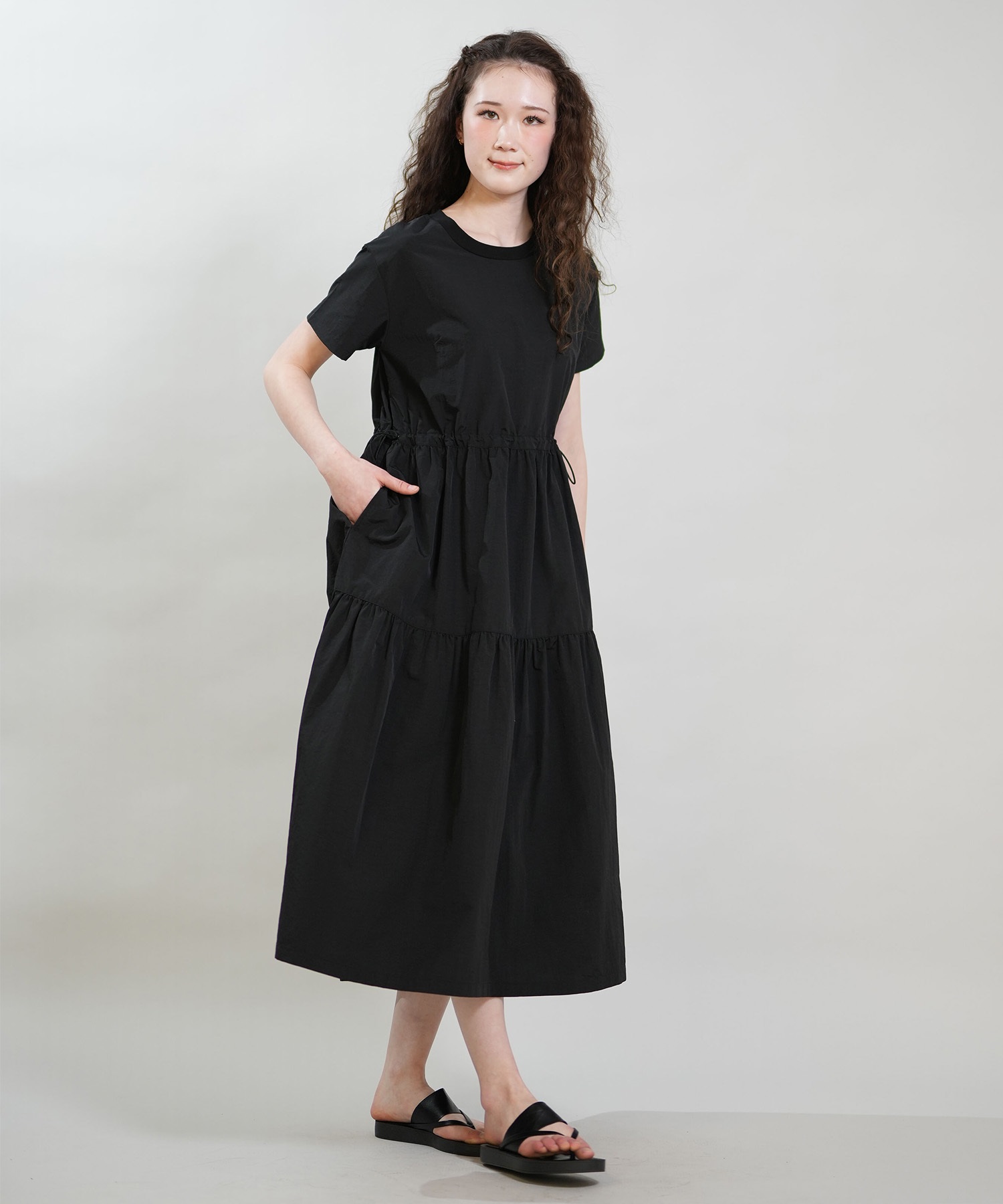 RIKKA FEMME リッカファム ワンピース レディース ロング丈 ウエスト