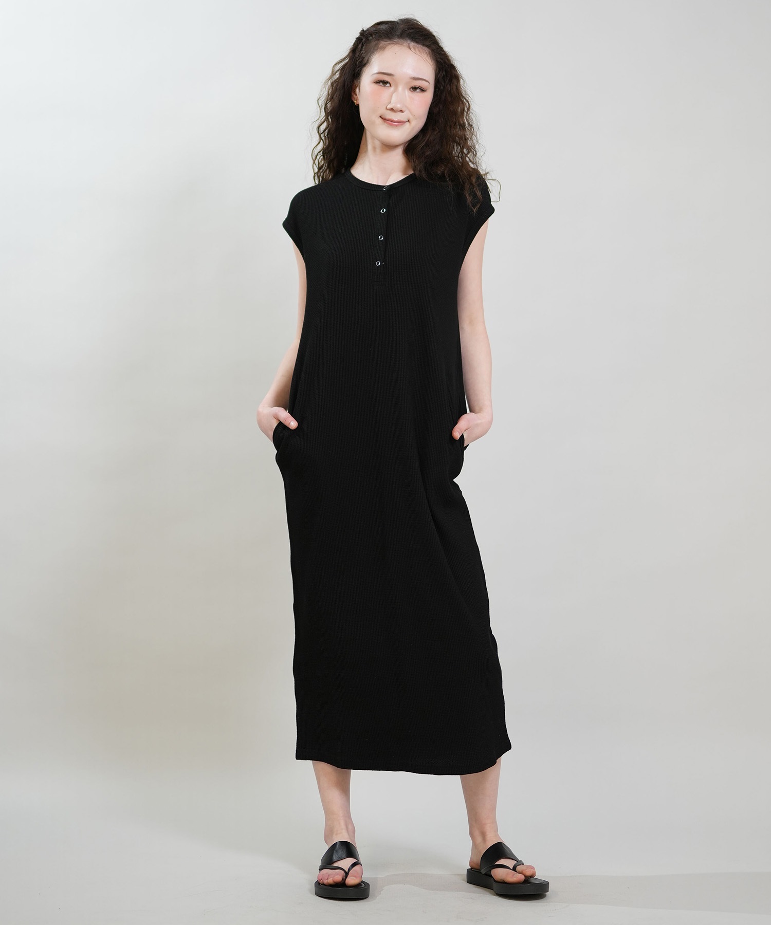 RIKKA FEMME リッカファム ワンピース レディース ロング丈 サーマル