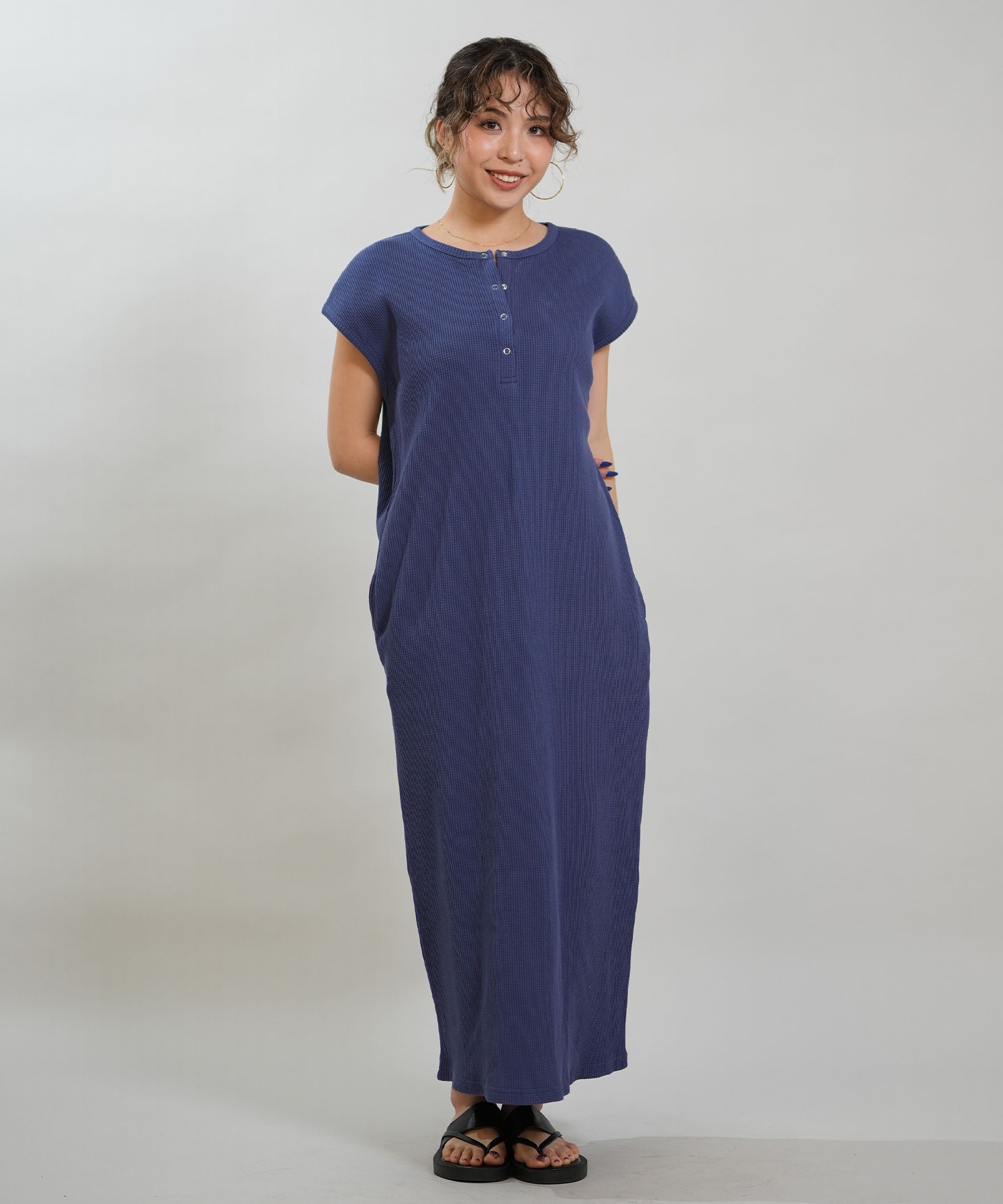 RIKKA FEMME リッカファム ワンピース レディース ロング丈 サーマル