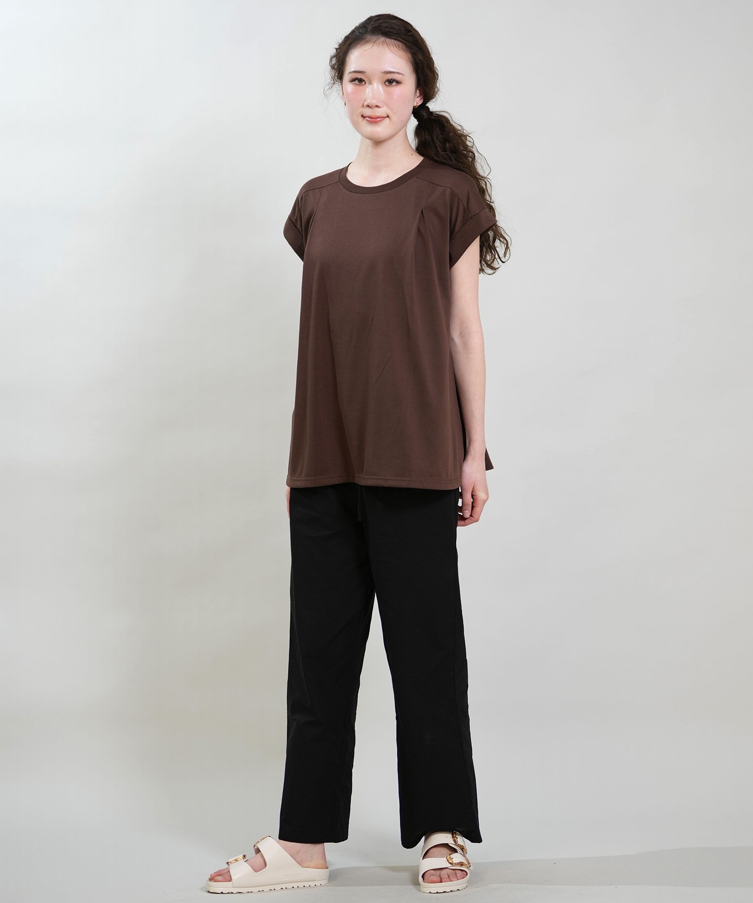 RIKKA FEMME リッカファム 半袖 Tシャツ レディース フレンチスリーブ