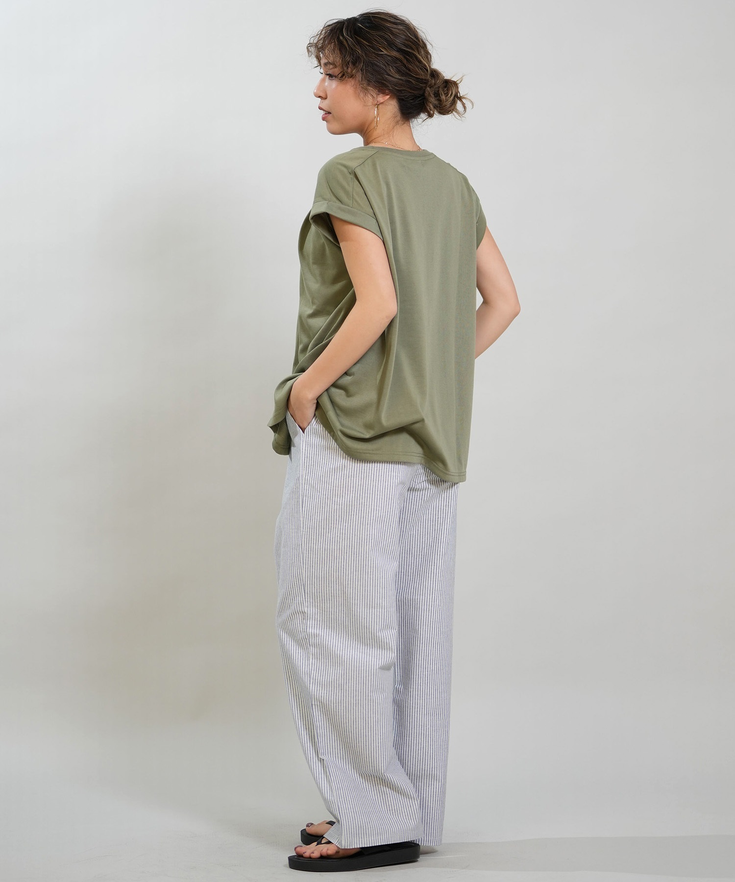 RIKKA FEMME リッカファム 半袖 Tシャツ レディース フレンチスリーブ