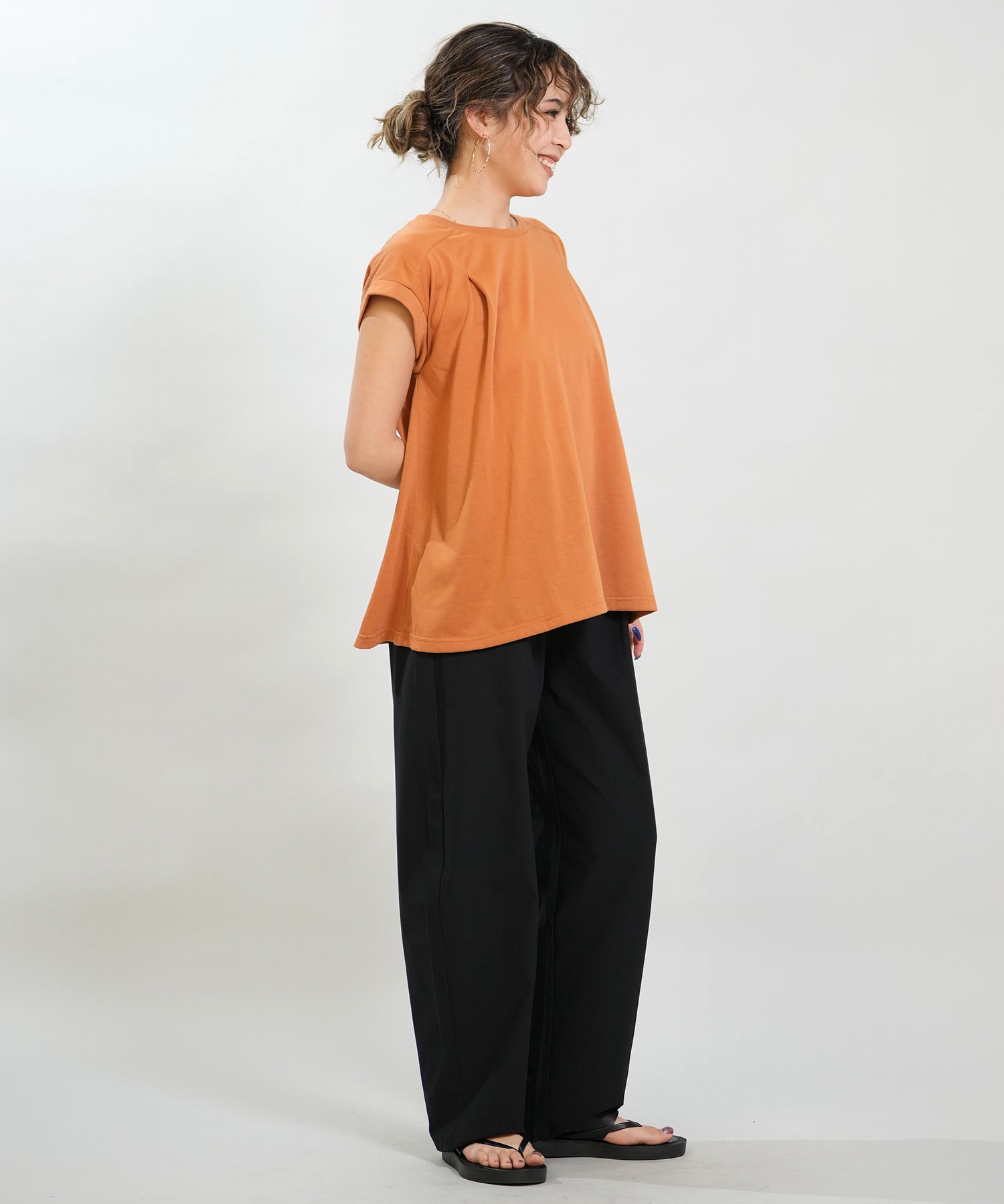 RIKKA FEMME リッカファム 半袖 Tシャツ レディース フレンチスリーブ