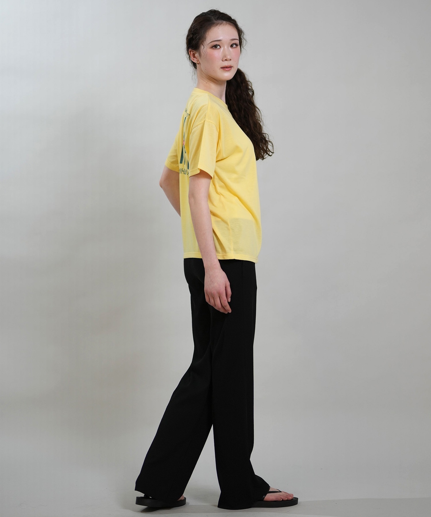 RIKKA FEMME リッカファム 半袖 Tシャツ レディース バックプリント 吸水速乾 UVカット RF6S-2102(WHT-SM)