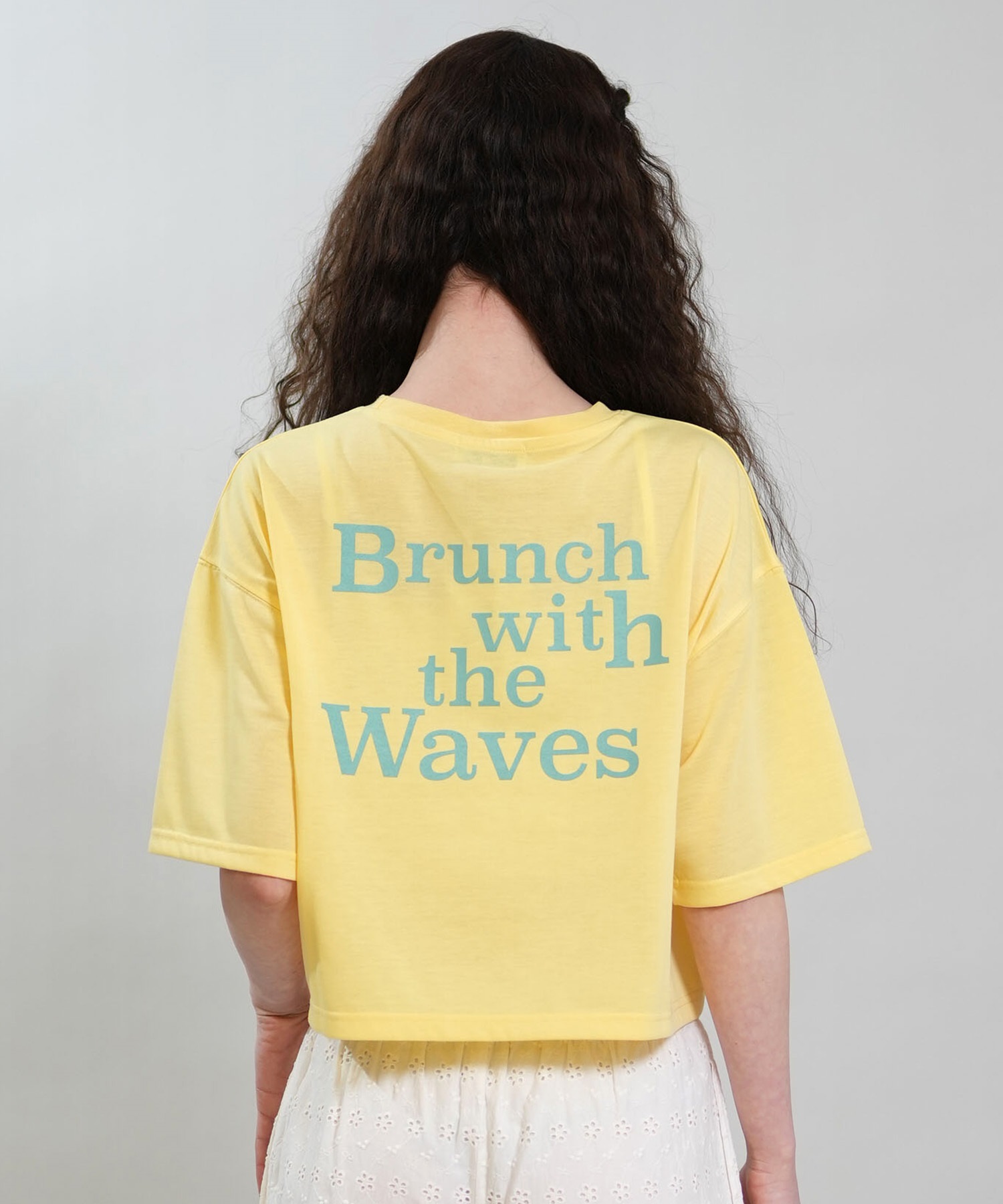 RIKKA FEMME リッカファム 半袖 Tシャツ レディース バックプリント 結びデザイン 吸水速乾 UVカット RF6S-2103(WHT-FREE)