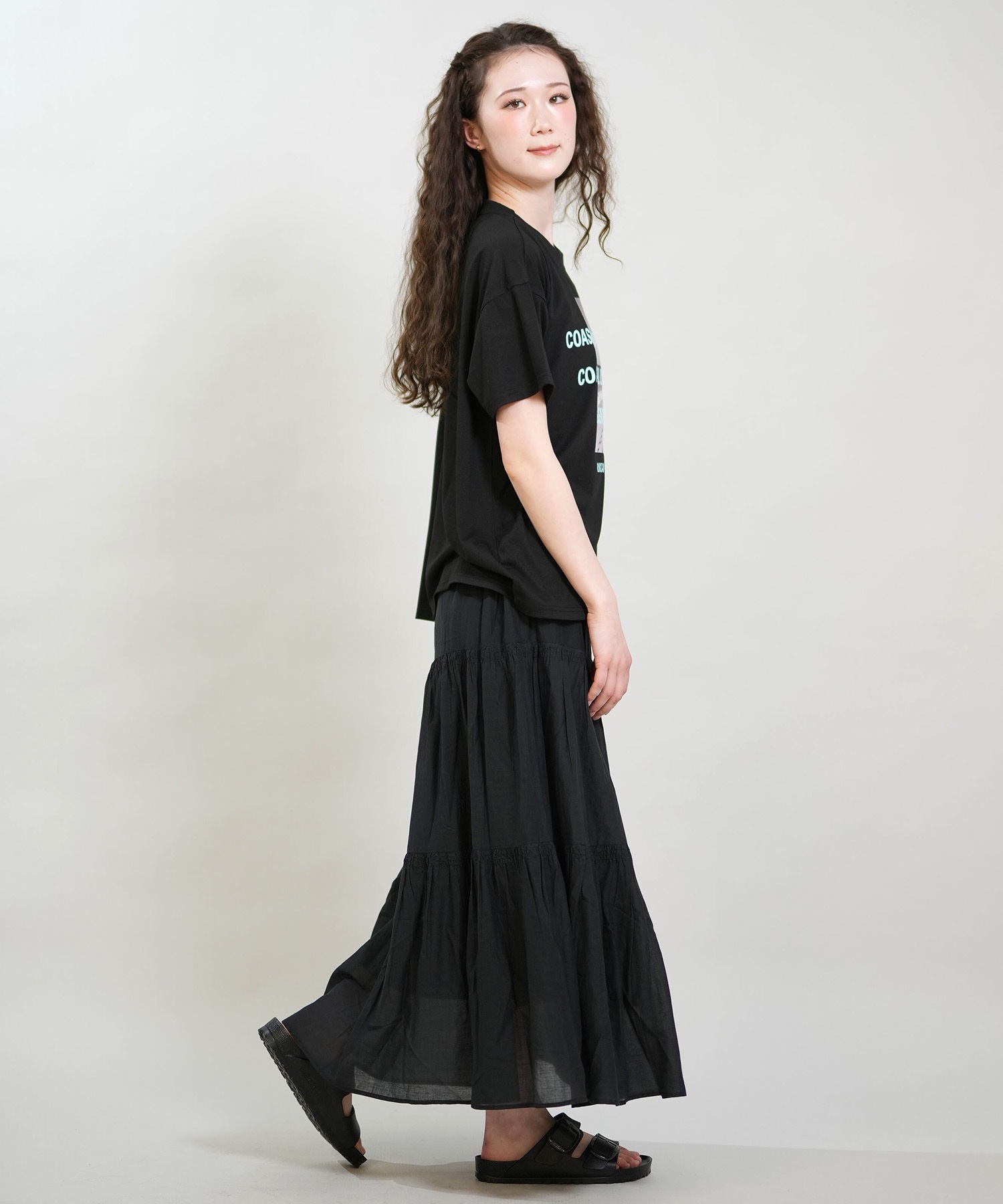 RIKKA FEMME リッカファム 半袖 Tシャツ レディース フォトT UVカット 接触冷感 RF6S-2107(WHT-FREE)