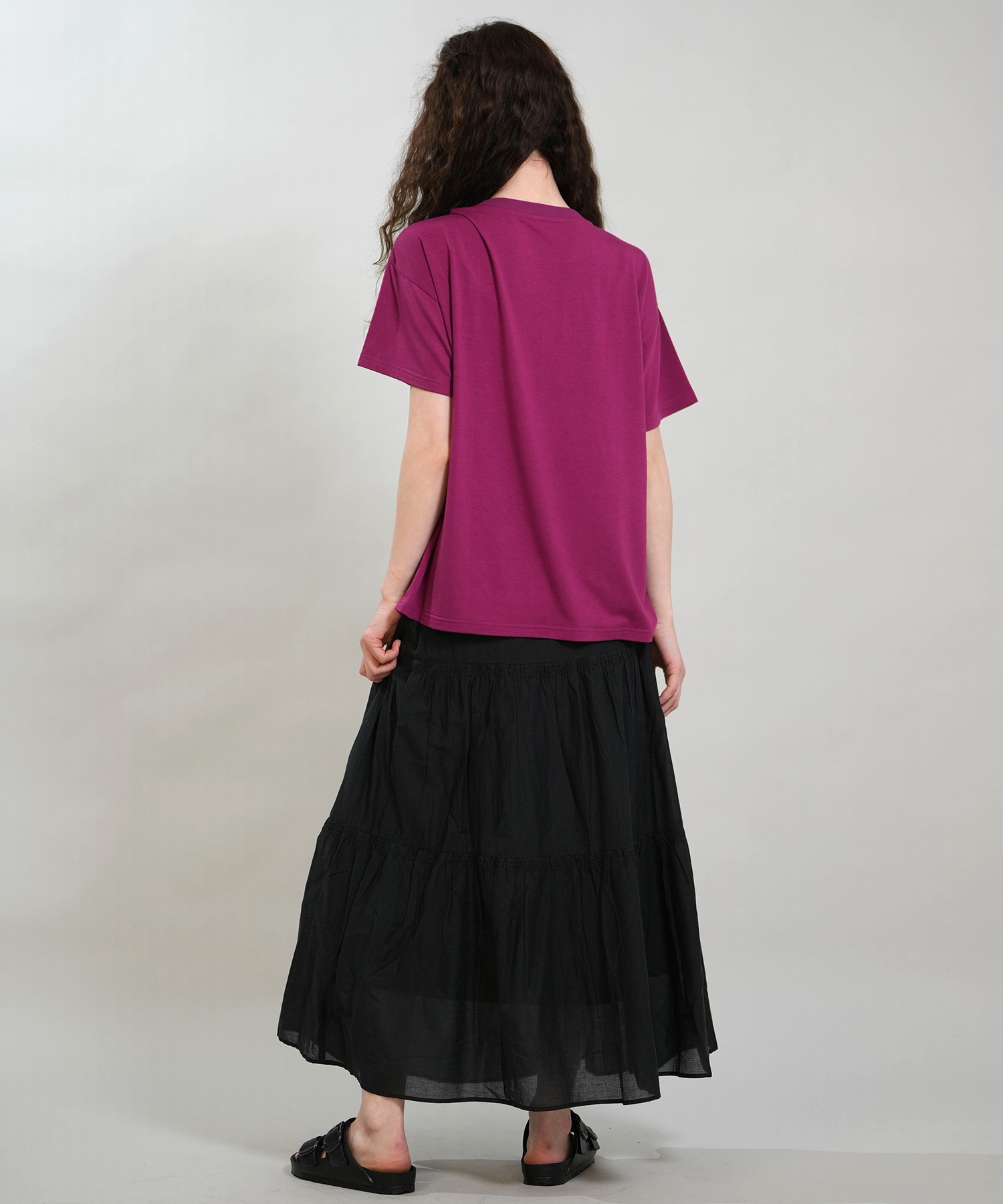 RIKKA FEMME リッカファム 半袖 Tシャツ レディース フォトT UVカット 接触冷感 RF6S-2107(WHT-FREE)