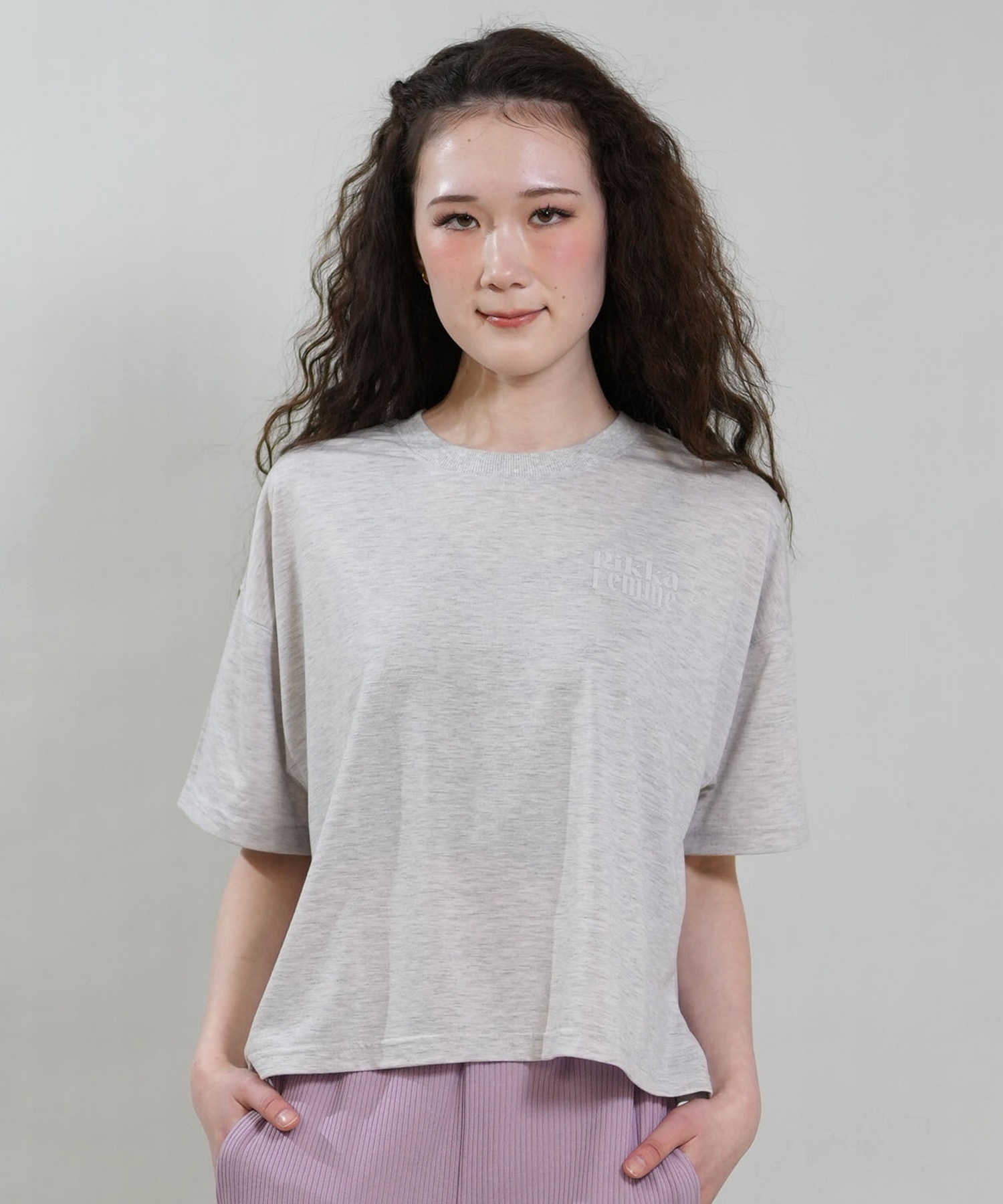 RIKKA FEMME リッカファム 半袖 Tシャツ レディース バックプリント
