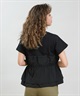 RIKKA FEMME リッカファム 半袖 Tシャツ レディース ドロスト ギャザー ドッキングカットソー RF6S-2106(BEG-FREE)