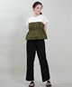 RIKKA FEMME リッカファム 半袖 Tシャツ レディース ドロスト ギャザー ドッキングカットソー RF6S-2106(BEG-FREE)