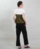 RIKKA FEMME リッカファム 半袖 Tシャツ レディース ドロスト ギャザー ドッキングカットソー RF6S-2106(BEG-FREE)