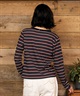 RIKKA FEMME リッカファム 長袖 Tシャツ ロンT レディース ロゴ刺繍 ボーダー柄 RF6F-2204(NVY-SM)