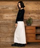RIKKA FEMME リッカファム 長袖 Tシャツ ロンT レディース ワンポイント ロゴ リングドットボタン RF6F-2201(BLK-SM)