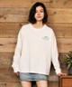 RIKKA FEMME リッカファム 長袖 Tシャツ ロンT レディース バックプリント グラフィック RF6F-2203(WHT-FREE)
