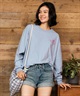 RIKKA FEMME リッカファム 長袖 Tシャツ ロンT レディース バックプリント グラフィック RF6F-2203(WHT-FREE)