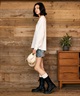 RIKKA FEMME リッカファム 長袖 Tシャツ ロンT レディース バックプリント グラフィック RF6F-2203(WHT-FREE)
