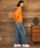 RIKKA FEMME リッカファム 長袖 Tシャツ ロンT レディース バックプリント グラフィック RF6F-2203(WHT-FREE)