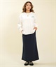 RIKKA FEMME リッカファム 長袖 Tシャツ ロンT レディース バックプリント グラフィック RF6F-2203(WHT-FREE)