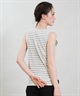 RIKKA FEMME リッカファム タンクトップ レディース ボーダー リブ ヘンリータンクトップ RF6S-2301(BR/NV-FREE)
