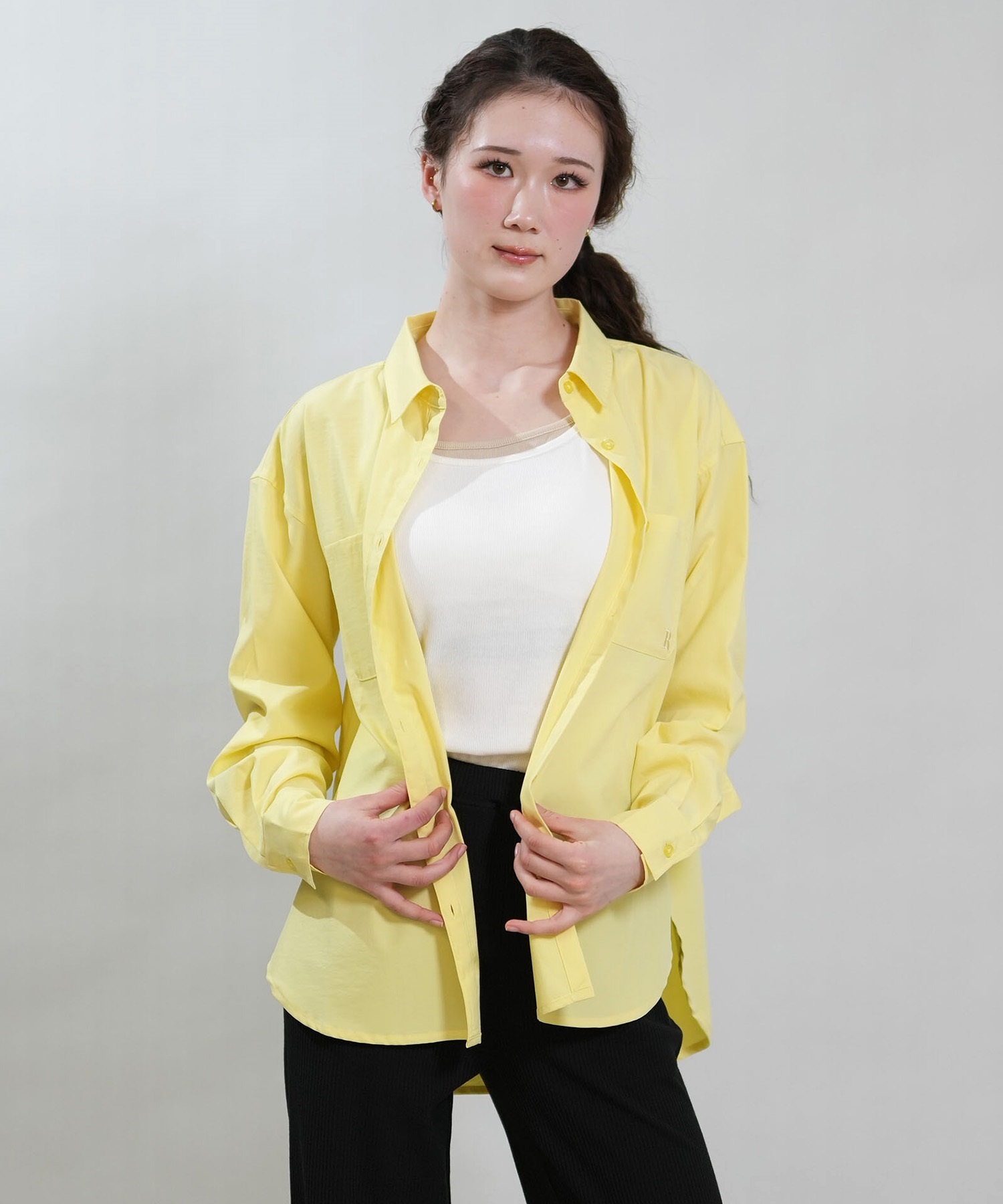 レディースウェア YELLOW RIKKA FEMME リッカファム 長袖 シャツ レディース 吸水速乾 UVカット