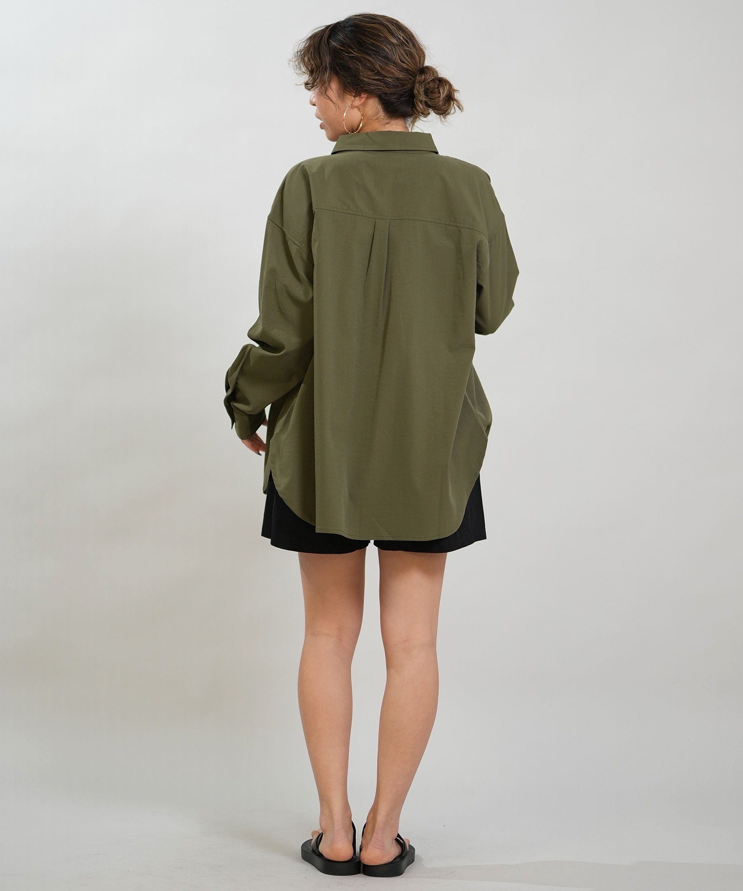 RIKKA FEMME リッカファム 長袖 シャツ レディース 吸水速乾 UVカット