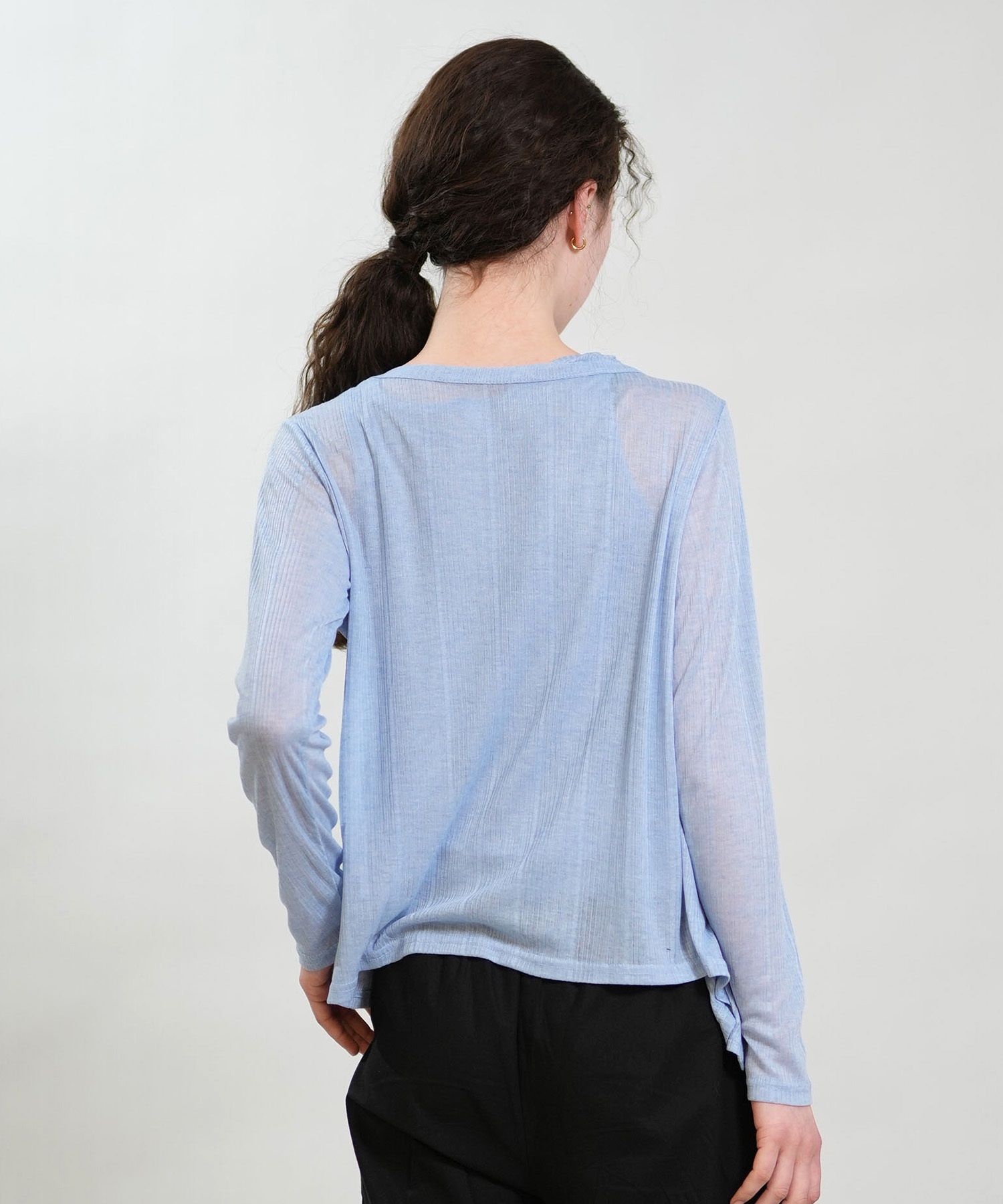 RIKKA FEMME リッカファム アンサンブル レディース 長袖 カーディガン タンクトップ 2点セット RF6S-2602(BLK-FREE)