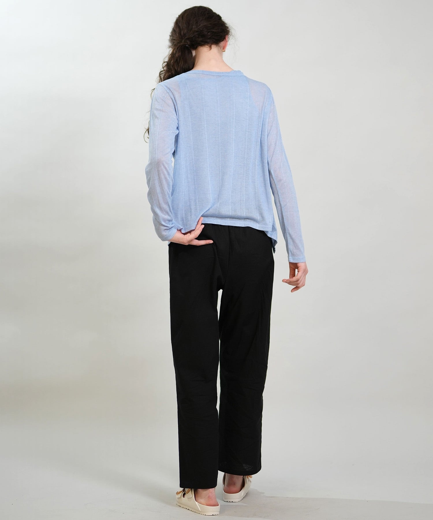 RIKKA FEMME リッカファム アンサンブル レディース 長袖 カーディガン タンクトップ 2点セット RF6S-2602(BLK-FREE)