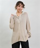 RIKKA FEMME リッカファム 長袖 ポロシャツ レディース ニット シアー RF6S-2701(BRN-FREE)