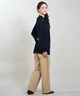 RIKKA FEMME リッカファム 長袖 ポロシャツ レディース ニット シアー RF6S-2701(BRN-FREE)