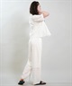 RIKKA FEMME リッカファム ロングパンツ レディース レース刺繍 セットアップ対応 RF6S-3101(WHT-FREE)