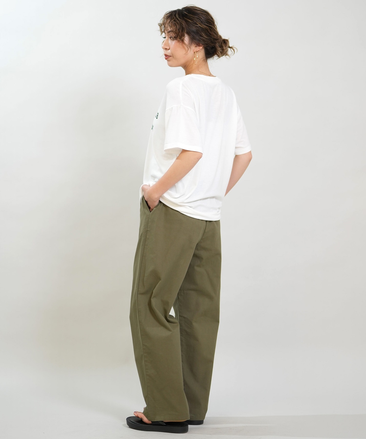 RIKKA FEMME リッカファム ロングパンツ レディース チノパン 吸水速乾