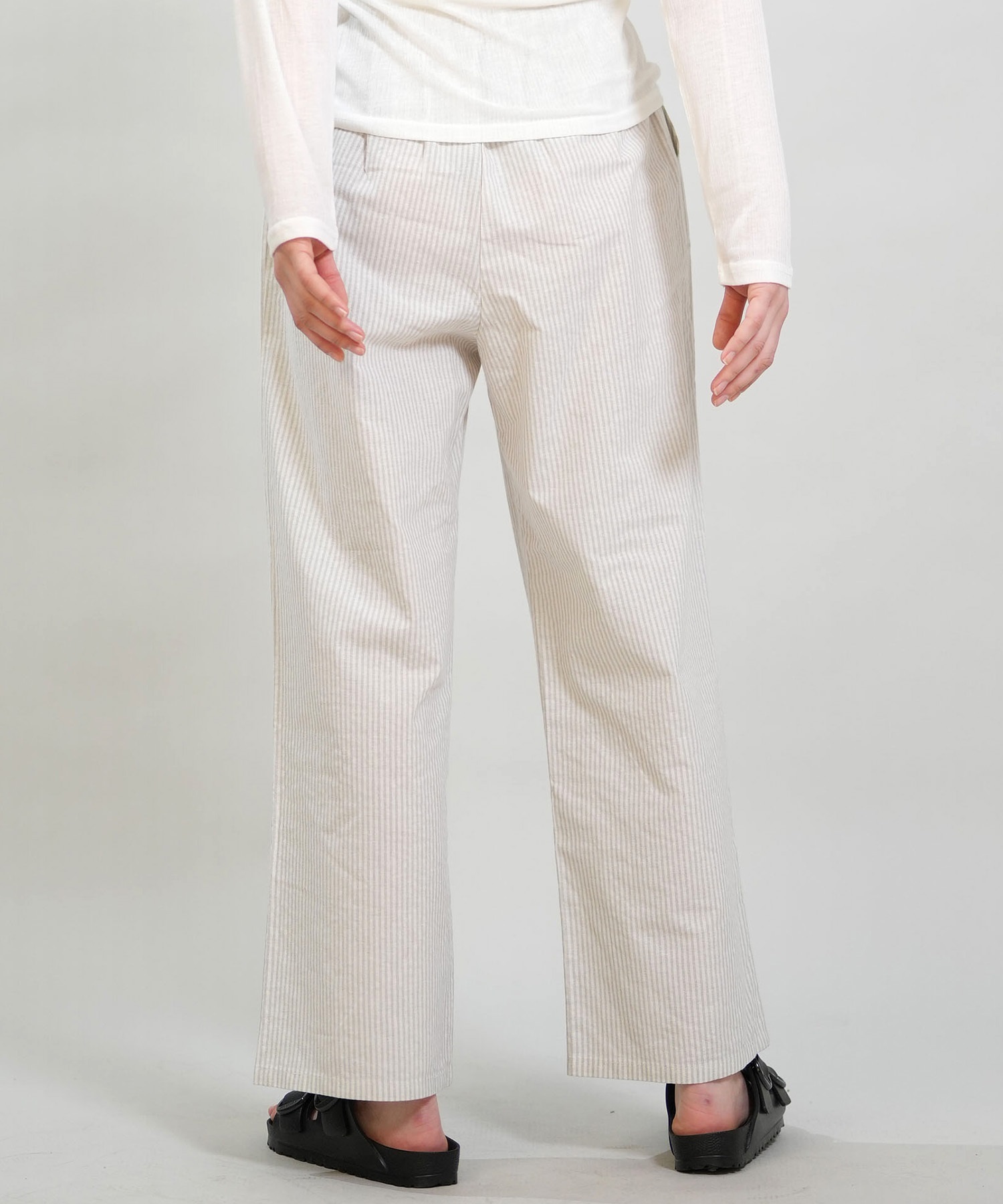 RIKKA FEMME リッカファム ロングパンツ レディース イージーパンツ RF6S-3102(WT/GY-FREE)