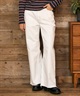 RIKKA FEMME リッカファム ロングパンツ レディース デニム パンツ Gパン フリンジフレアデニム RF6F-3102(WHT-SM)