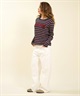 RIKKA FEMME リッカファム ロングパンツ レディース デニム パンツ Gパン フリンジフレアデニム RF6F-3102(WHT-SM)