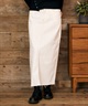 RIKKA FEMME リッカファム スカート レディース ロングスカート デニム ストレートシルエット フリンジデニムスカート RF6F-3501(WHT-SM)