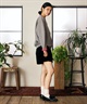 RIKKA FEMME リッカファム スカート レディース ミニスカート コーデュロイスコート RF6F-3502(BLK-SM)