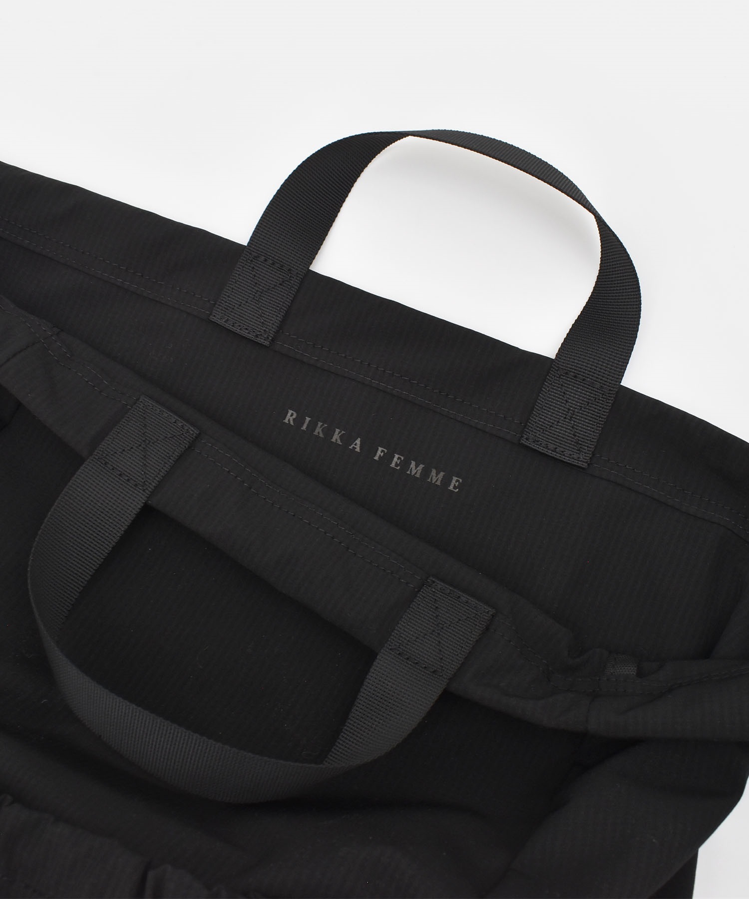 RIKKA FEMME リッカファム ナップサック アニマル柄 ドローコードナップサック RFA6S-0101(BLK-FREE)