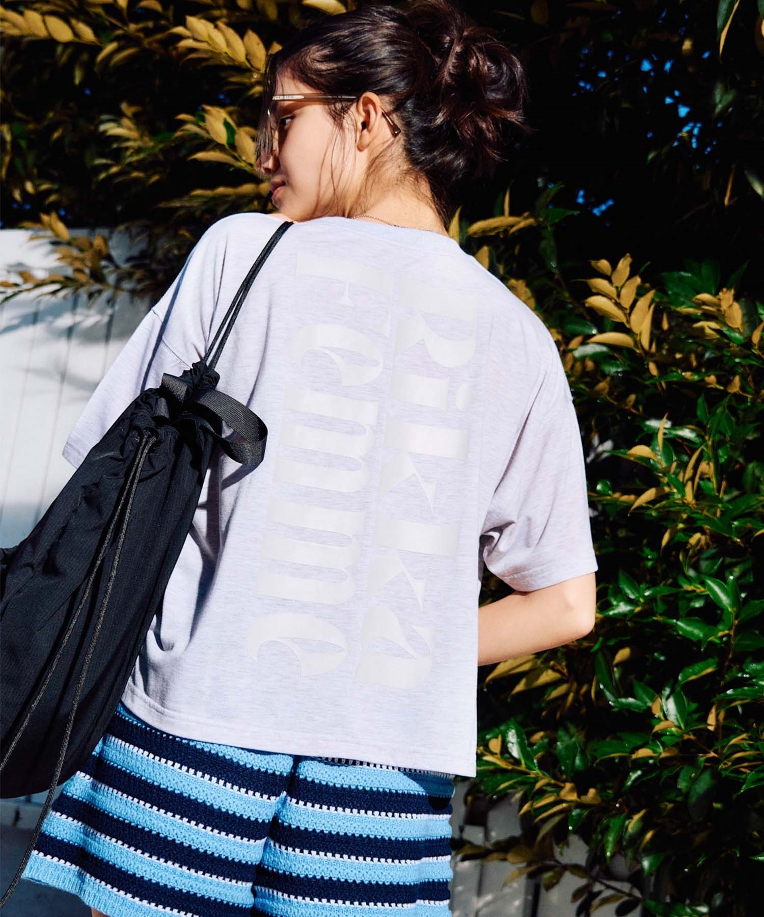 RIKKA FEMME リッカファム ナップサック アニマル柄 ドローコードナップサック RFA6S-0101(BLK-FREE)