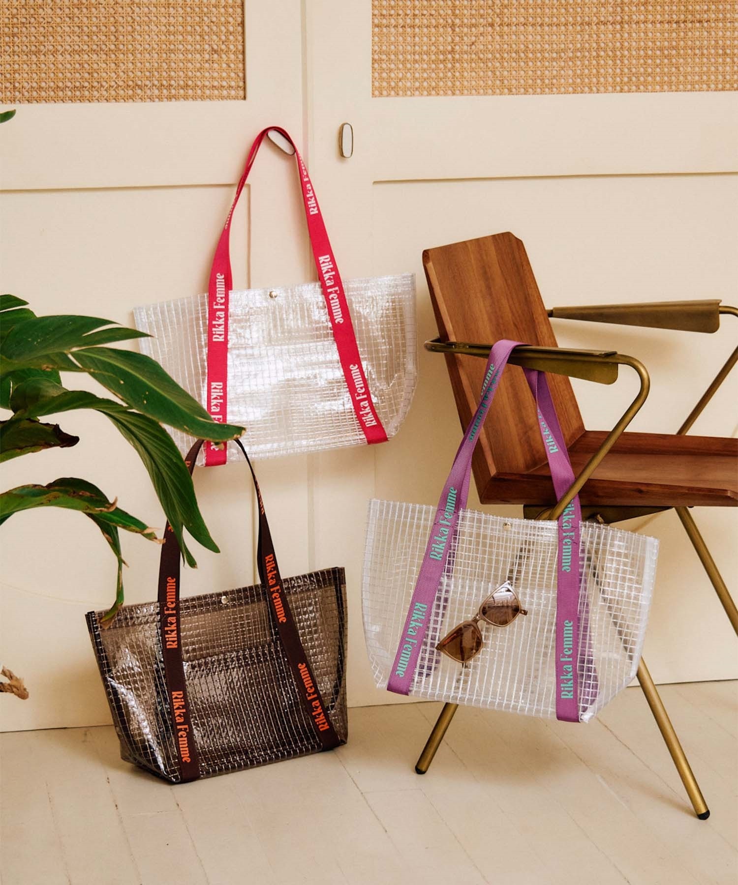 RIKKA FEMME リッカファム トートバッグ クリアメッシュバッグ