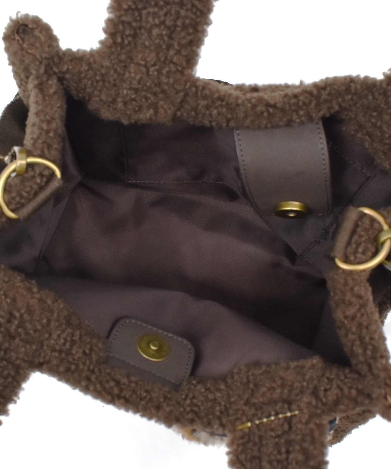 RIKKA FEMME リッカファム トートバッグ ショルダーバッグ ボアスエードショルダーバッグ RFA6F-0501(BRN-ONE)