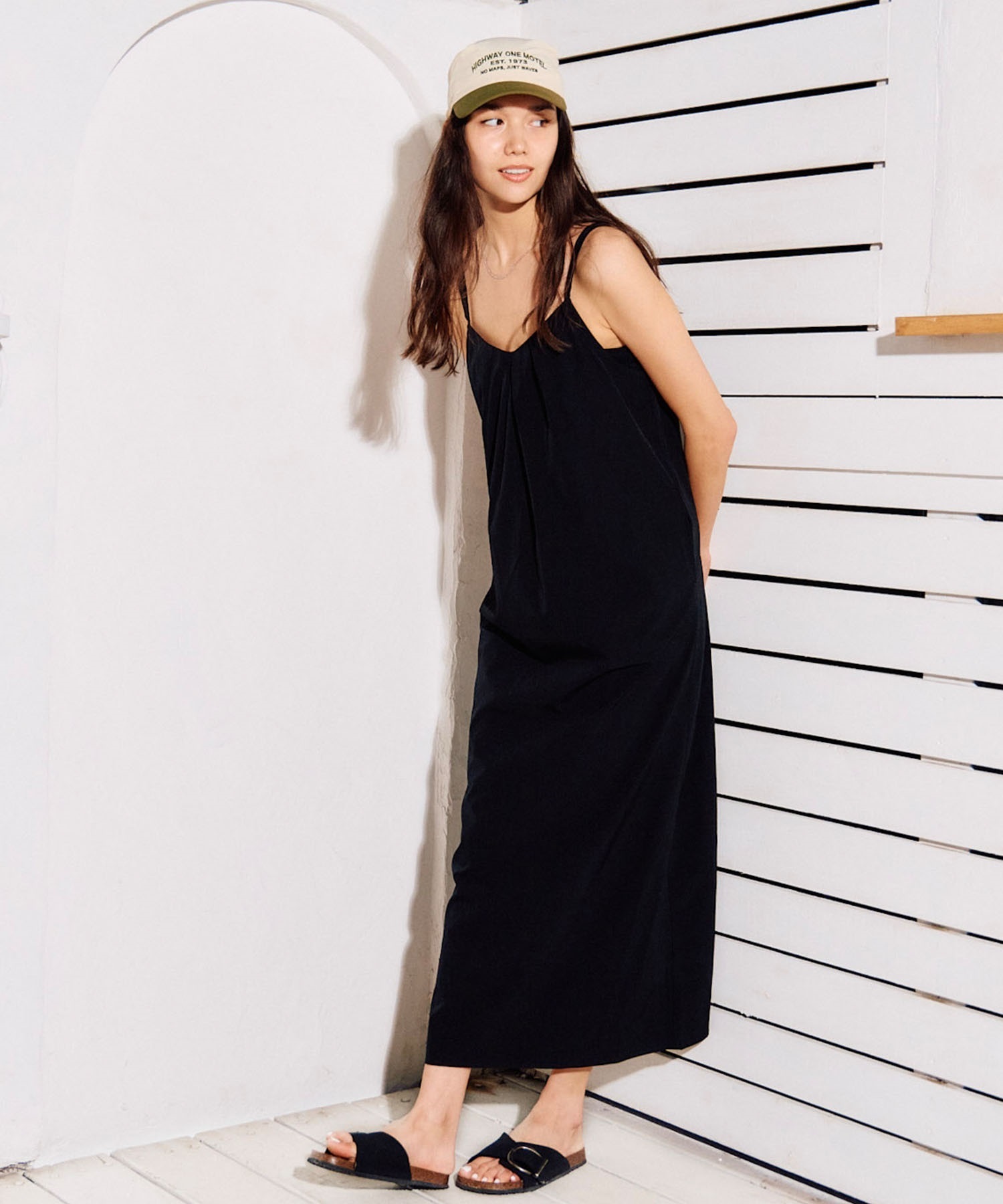 RIKKA FEMME リッカファム キャップ つば付きバンダナ UVバンダナキャップ RFA6S-1102(BEG-FREE)