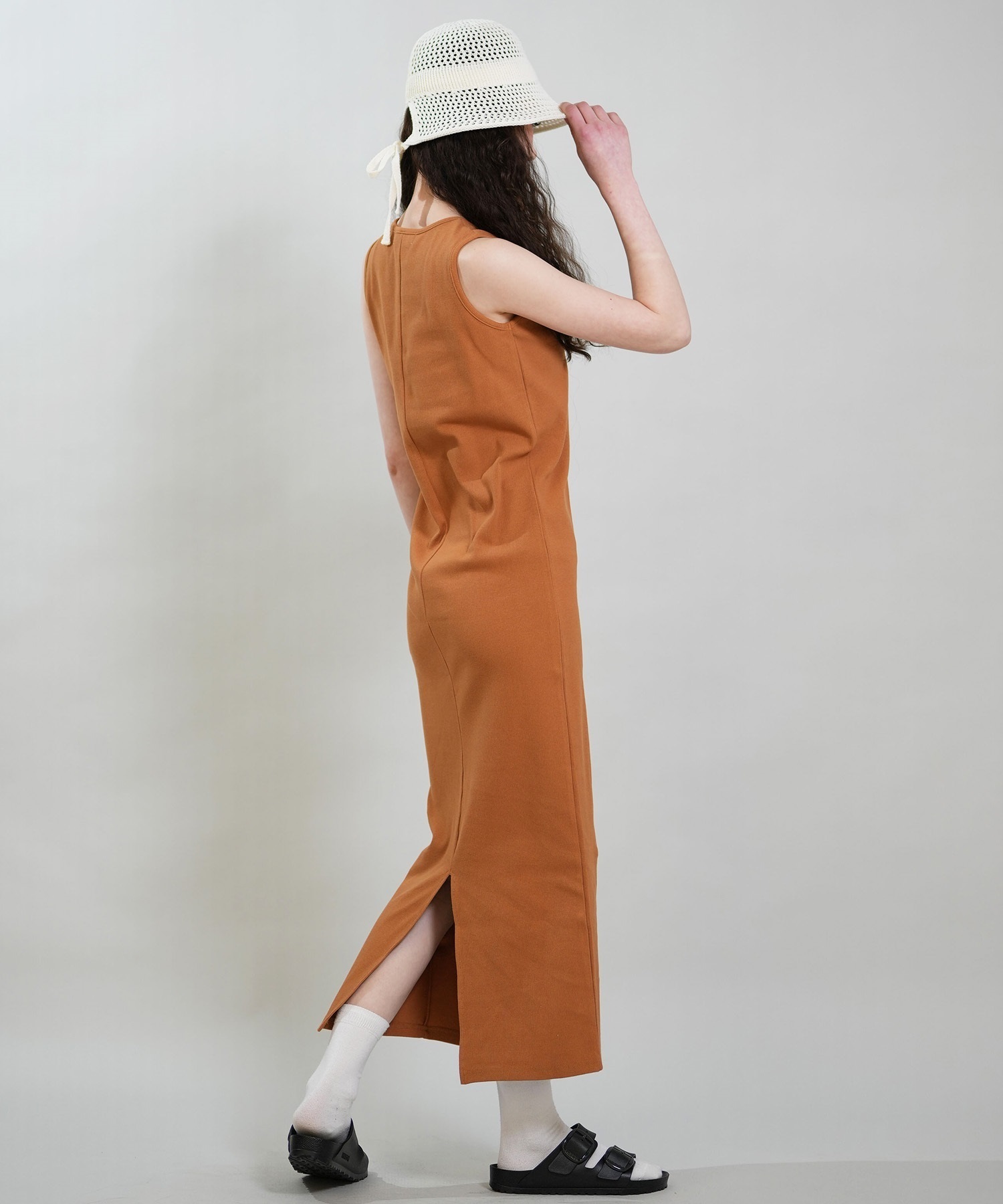 RIKKA FEMME リッカファム ハット バケットハット サマーニットハット RFA6S-1201(BEG-FREE)