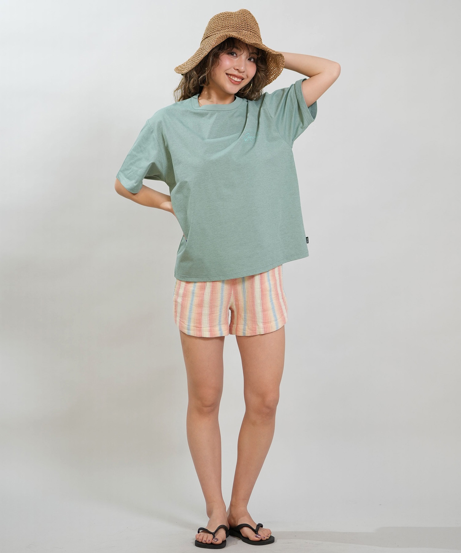 RIKKA FEMME リッカファム ハット ペーパーハット 麦わら帽子 RFA6S-1203(BRN-FREE)