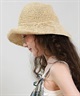 RIKKA FEMME リッカファム ハット ペーパーハット 麦わら帽子 RFA6S-1203(BRN-FREE)