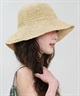 RIKKA FEMME リッカファム ハット ペーパーハット 麦わら帽子 RFA6S-1203(BRN-FREE)