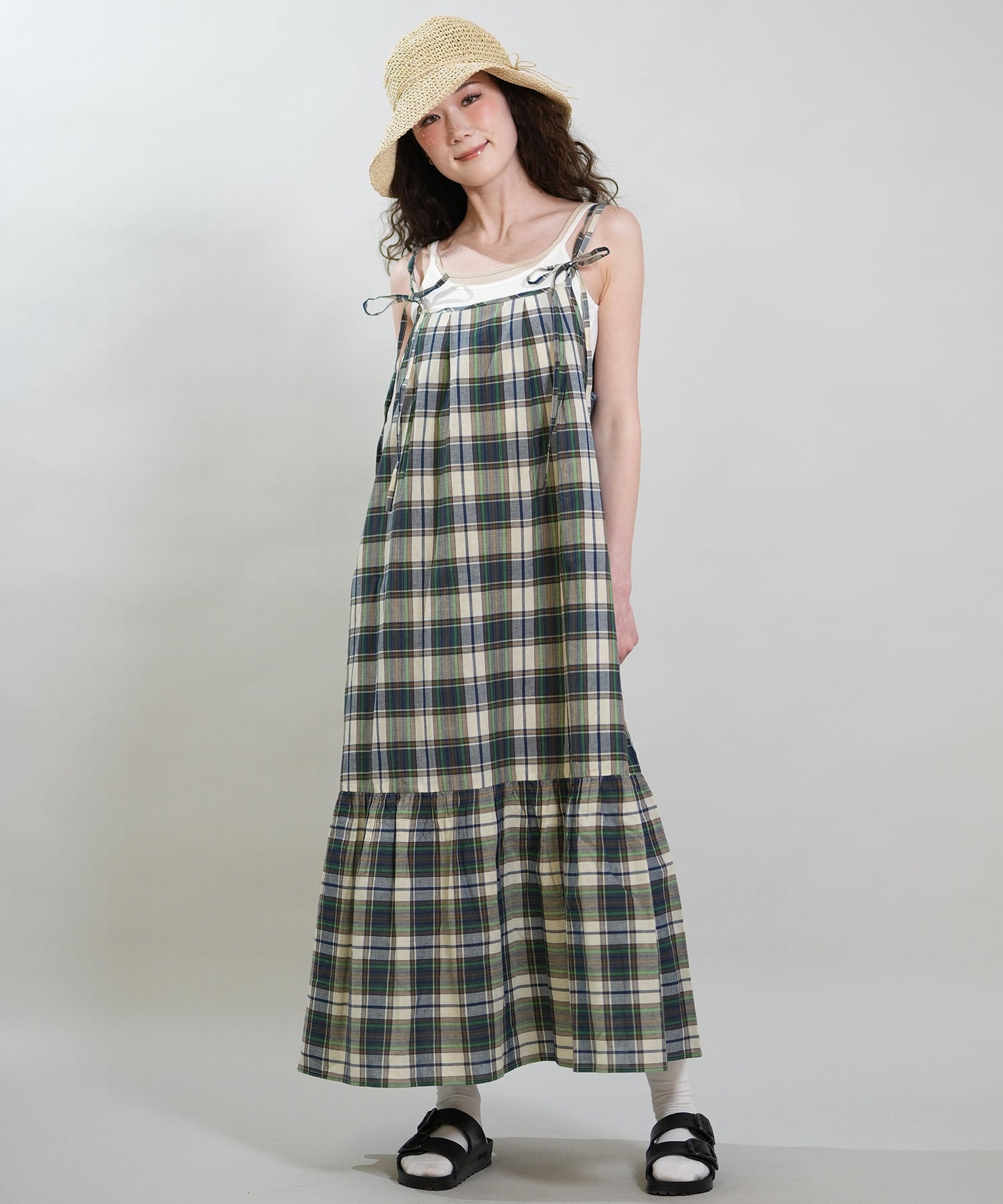 RIKKA FEMME リッカファム ハット ペーパーハット 麦わら帽子 RFA6S-1203(BRN-FREE)