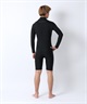 RIPCURL リップカール チェストジップ D PATRO 11QMSP ウェットスーツロングスプリング メンズ(BLK-S/JP(M))