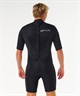 RIPCURL リップカール バックジップ TRAD FL 12AMSP ウェットスーツ スプリング メンズ(BLK-S/JP(M))